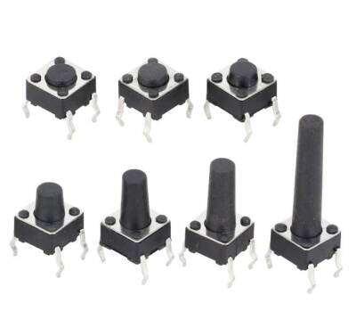 6x6x13mm 4 Pinli Push Buton
