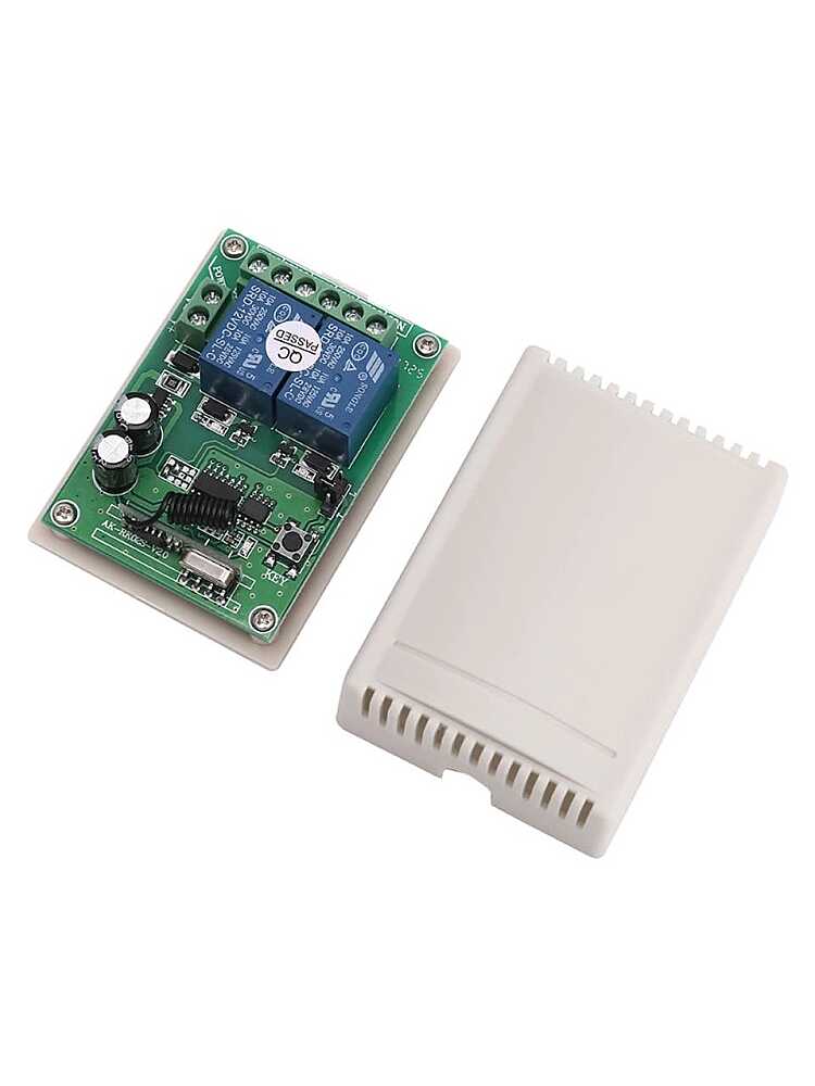 2 Kanal 433 MHz RF Alıcılı Röle Kartı