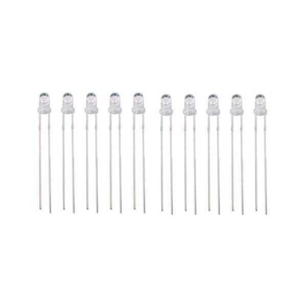 3 mm Şeffaf Beyaz Led Paketi