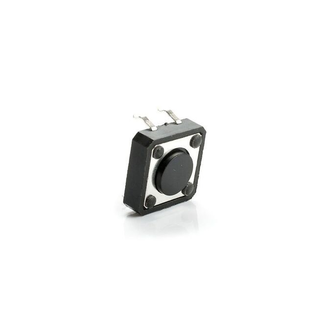 4 Pinli Push Buton Siyah