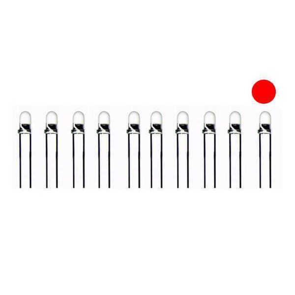 5 mm Şeffaf Kırmızı Led Paketi