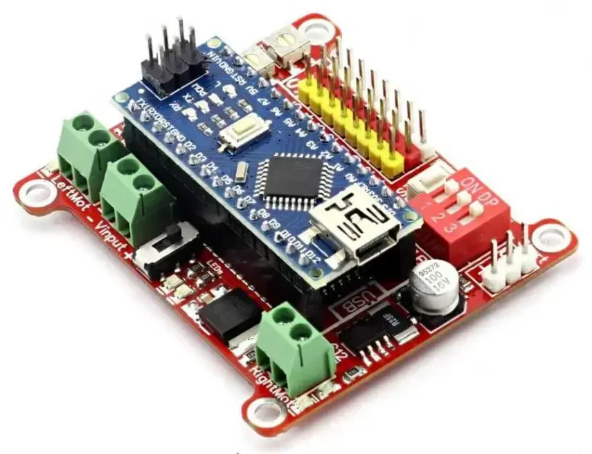Wing Arduino Nano Robot Kartı (Çizgi İzleyen ve Minisumo Robot'a Özel)